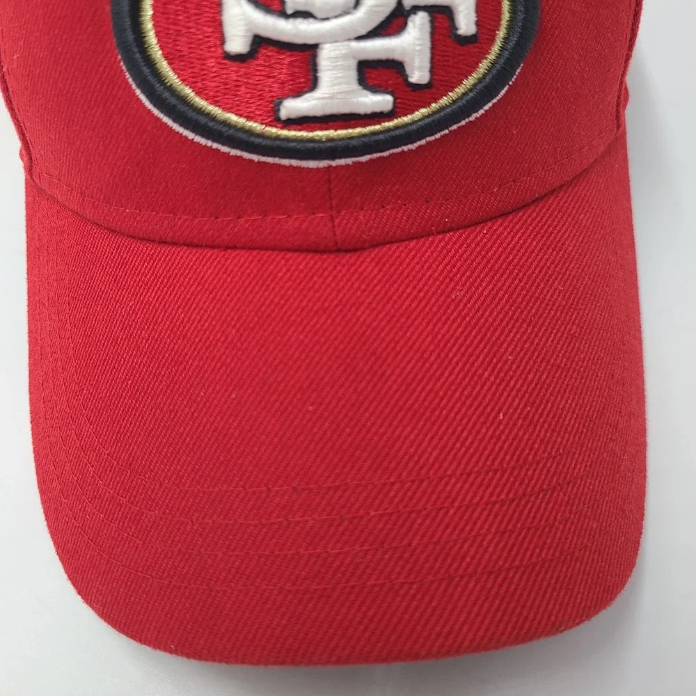 Youth San Francisco 49ers Hat Adjustable New Era 9Forty Red NFL Football Boys